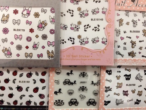 STICKERS ONGLES ANIMAUX