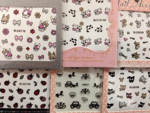 STICKERS ONGLES ANIMAUX